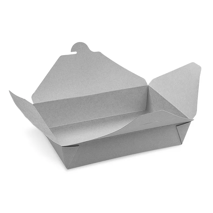 Główne zdjęcie produktu Food box (PAP/PE) nepromastitelný kraft `L` 195 x 140 x 50 mm 1500ml [50 ks]