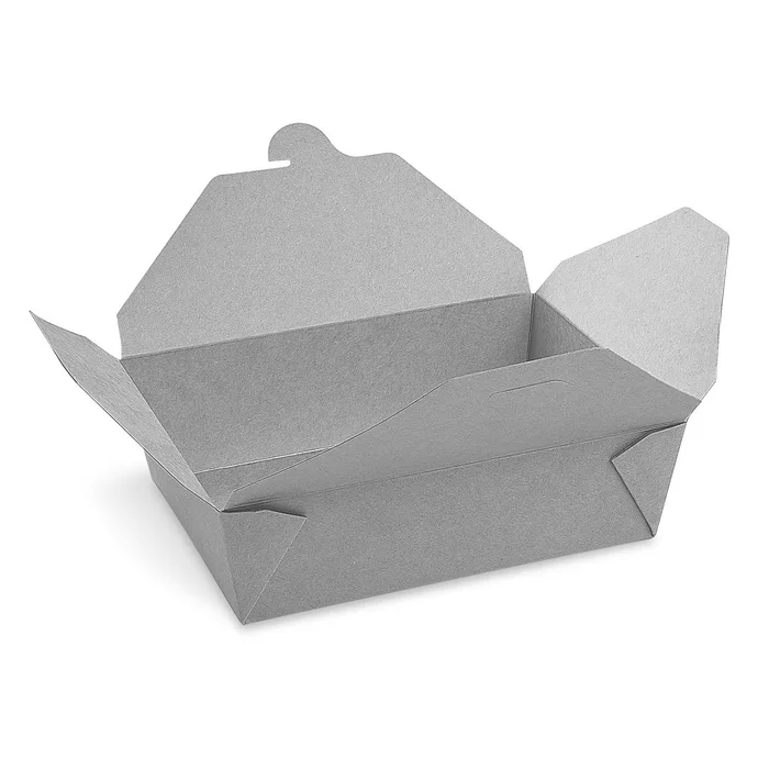 Główne zdjęcie produktu Food box (PAP/PE) nepromastitelný kraft `L` 195 x 140 x 65 mm 1800ml [50 ks]