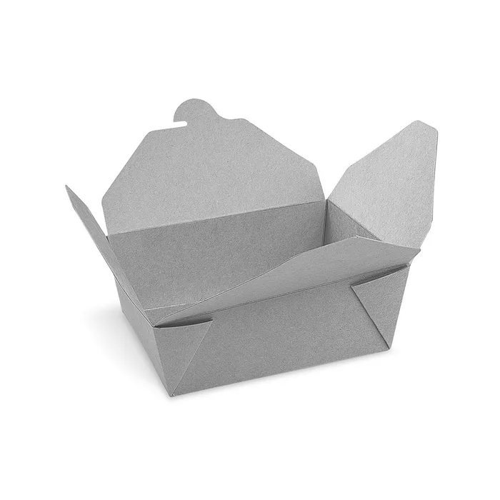 Główne zdjęcie produktu Food box (PAP/PE) nepromastitelný kraft `M` 151 x 120 x 65 mm 1300ml [50 ks]