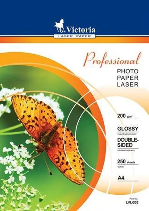 Główne zdjęcie produktu Foto papír "Professional", do laserové tiskárny, lesklý, A4, 200g, oboustranný, 250 listů