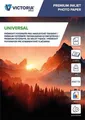Następne zdjęcie produktu Papier fotograficzny "Uniwersalny", do drukarek atramentowych, matowy, A4, 180g, VICTORIA 20 ark.