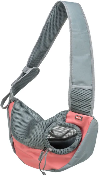 Główne zdjęcie produktu Front Sling Carrier - přední nosítko/taška, 50 x 25 x 18 cm, růžová/šedá (max. 5kg)