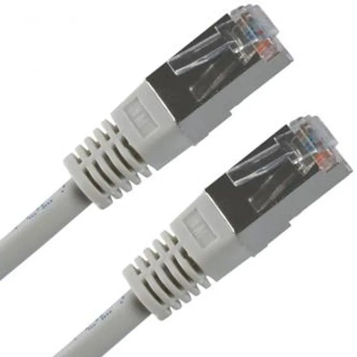 Główne zdjęcie produktu FTP patchcord, Cat.5e, RJ45 M-10m, stíněný, šedý, economy