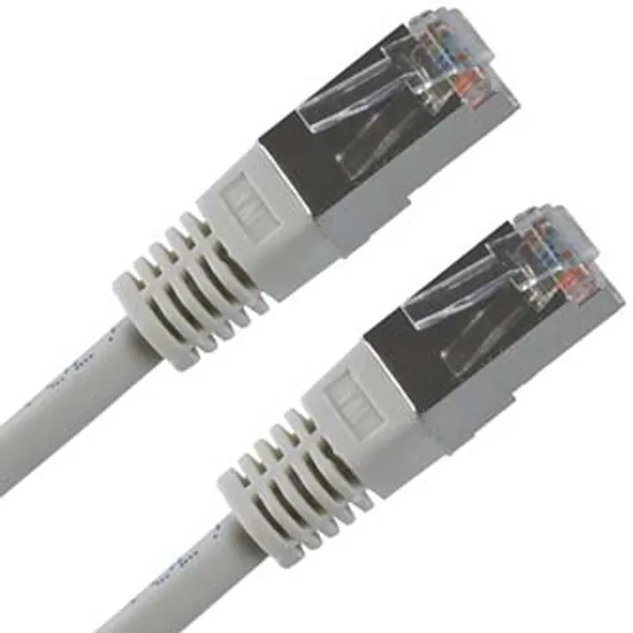 Główne zdjęcie produktu FTP patchcord, Cat.5e, RJ45 M-20m, stíněný, šedý, economy