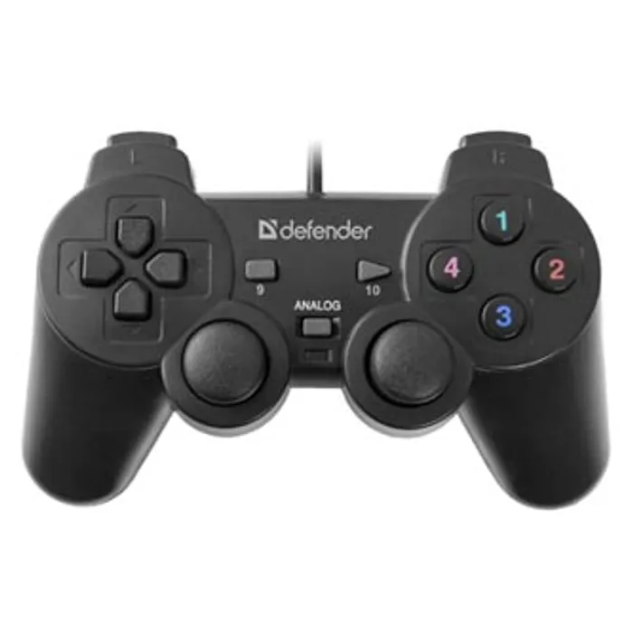 Główne zdjęcie produktu Gamepad Defender Omega, 12tl., USB, černý, vibrační, Windows R XP/VISTA/7/8/10
