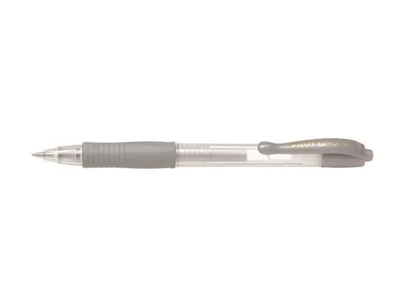 Główne zdjęcie produktu Gelové pero "G-2 Metallic", stříbrná, 0,32 mm, stiskací mechanismus, PILOT