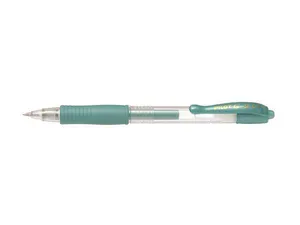 Długopis żelowy G-2 Metallic, zielony, 0,32 mm, mechanizm ściskania, PILOT
