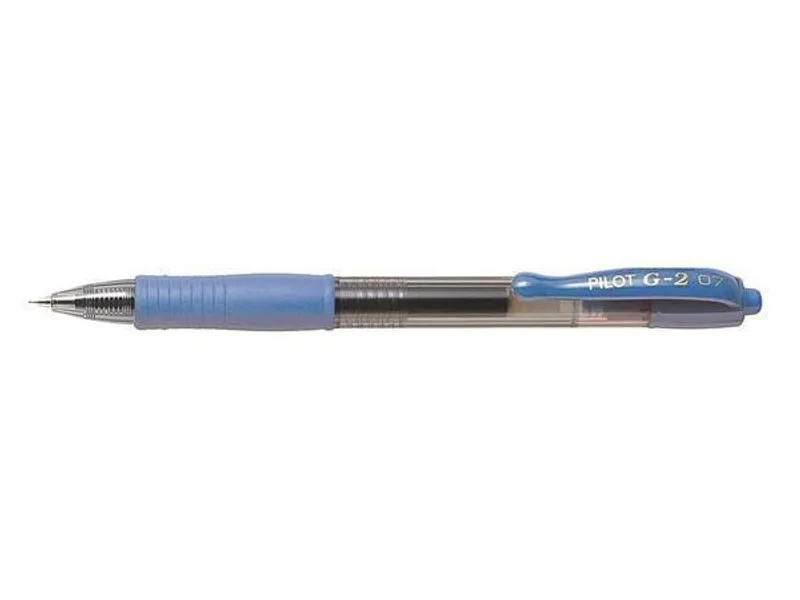 Główne zdjęcie produktu Gelové pero "G-2", nebeská modrá, 0,32 mm, stiskací mechanismus, PILOT