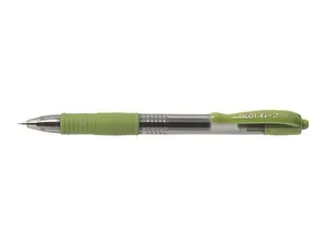 Długopis żelowy G-2, jasnozielony, 0,32 mm, mechanizm ściskania, PILOT