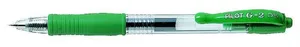 Długopis żelowy G-2, zielony, 0,32mm, wyciskacz, PILOT