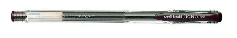 Główne zdjęcie produktu Gelové pero "UM-100", hnědá, 0,7mm, s uzávěrem, UNI