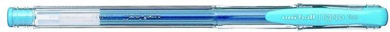 Główne zdjęcie produktu Gelové pero "UM-100", světle modrá, 0,7mm, s uzávěrem, UNI
