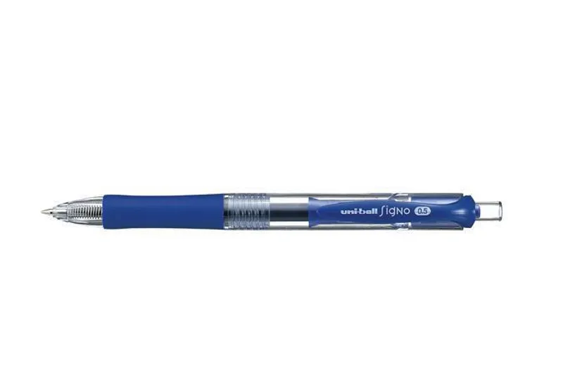 Główne zdjęcie produktu Gelové pero "UM-152", modrá, 0,3mm, stiskací mechanismus, UNI