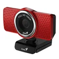 Następne zdjęcie produktu Genius Full HD Webkamera ECam 8000, 1920x1080, USB 2.0, červená, Windows 7 a vyšší, FULL