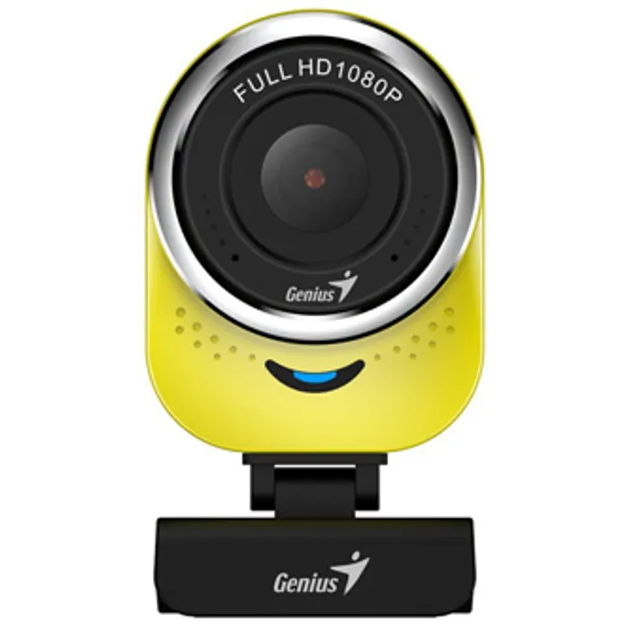 Główne zdjęcie produktu Genius Full HD Webkamera QCam 6000, 1920x1080, USB 2.0, žlutá, Windows 7 a vyšší, FULL HD