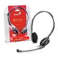 Następne zdjęcie produktu Genius HS-200C, słuchawki z mikrofonem, czarna, 2x 3.5 mm jack
