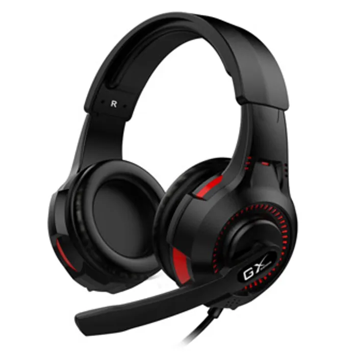 Główne zdjęcie produktu Genius HS-G600V, sluchátka s mikrofonem, ovládání hlasitosti, černá, 2.0, herní sluchátka