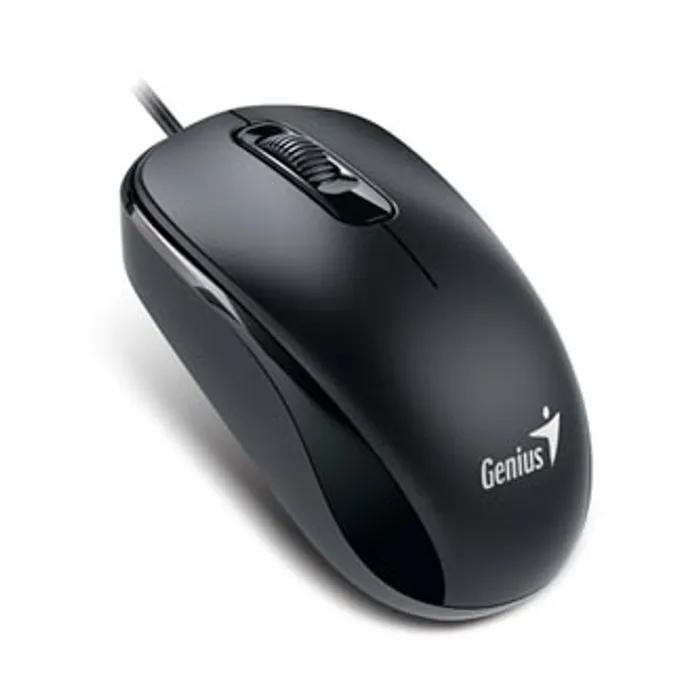 Główne zdjęcie produktu Genius Myš DX-110, 1000DPI, optická, 3tl., 1 kolečko, drátová (PS/2), černá