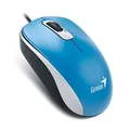 Genius Mysz DX-110, 1000DPI, optyczna, 3kl., przewodowa USB, niebieska, standardowy, uniwersalny