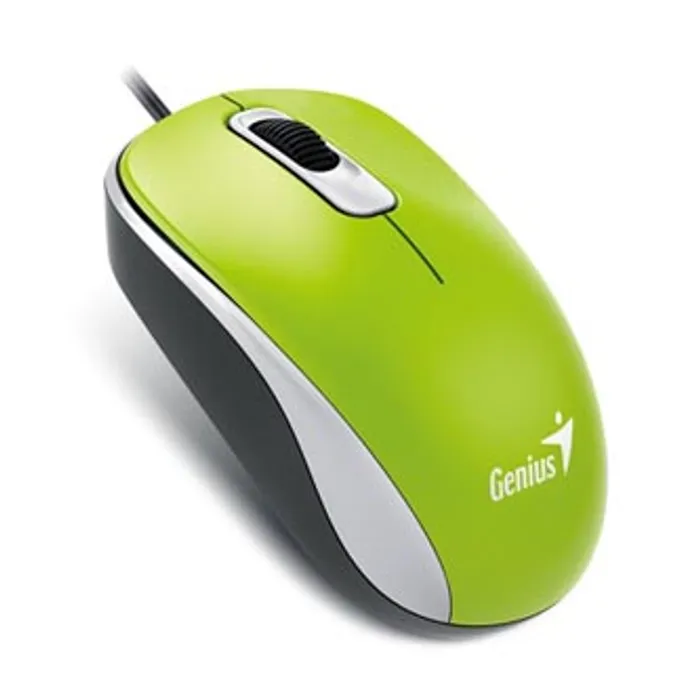 Główne zdjęcie produktu Genius Myš DX-110, 1000DPI, optická, 3tl., 1 kolečko, drátová USB, zelená