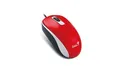 Genius Mysz DX-120, 1200DPI, optyczna, 3kl., przewodowa USB, czerwona, standardowy, uniwersalny