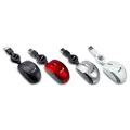 Następne zdjęcie produktu Genius Mysz Micro Traveler V2, 1200DPI, optyczna, 3kl., przewodowa USB, srebrna, Micro