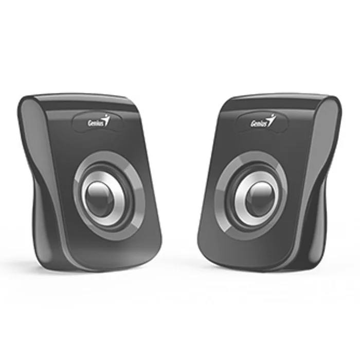 Główne zdjęcie produktu Genius reproduktory SP-Q180, 2.0, 6W, čenomodré, regulace hlasitosti, stolní, 150Hz-20kHz