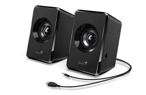 Genius reproduktory SP-U125, 2.0, 3W, černé, regulace hlasitosti, 3,5 mm jack (USB), 150H