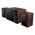 Genius reproduktory SW-2.1 350, 2.1, 15W, hnědo-černé, ovládací panel, ovládaní basů a vý
