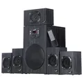 Genius reproduktory SW-HF 5.1 4500 v2, 5.1, 125W, černé, dálkové ovládání, domácí kino, 3