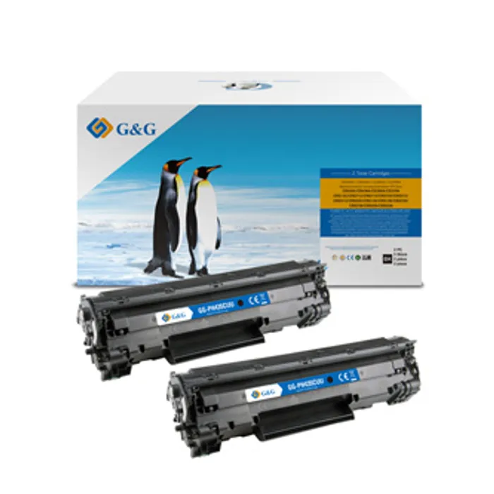 Główne zdjęcie produktu G&G kompatibilní toner s CB435A, black, NT-PH435CUU, pro HP LaserJet P1005 / P1006/ HP La