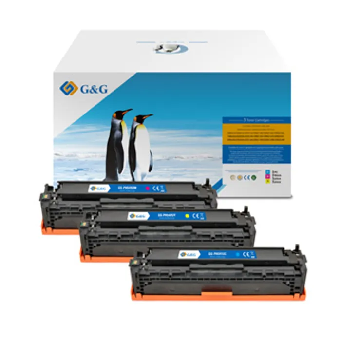 Główne zdjęcie produktu G&G kompatibilní toner s CB541A, black, NT-PH541UC, pro HP Color Laserjet CP1210/CP1215/C
