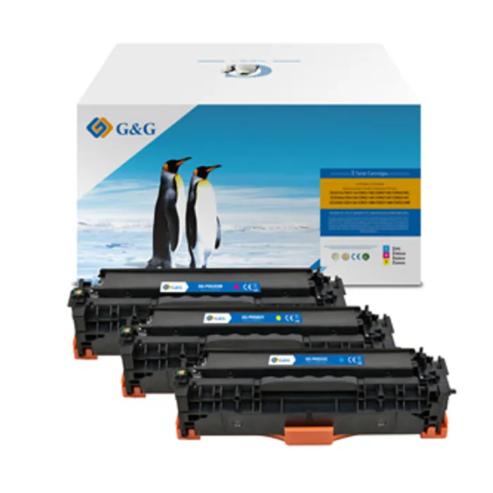 Główne zdjęcie produktu G&G kompatibilní toner s CC531A, black, NT-PH531UC, pro HP Color LaserJet CP2020/CP2025/C