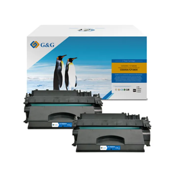 Główne zdjęcie produktu G&G kompatibilní toner s CE505X, black, NT-PH505XCU, pro HP LaserJet P2055d/P2055dn/P2055