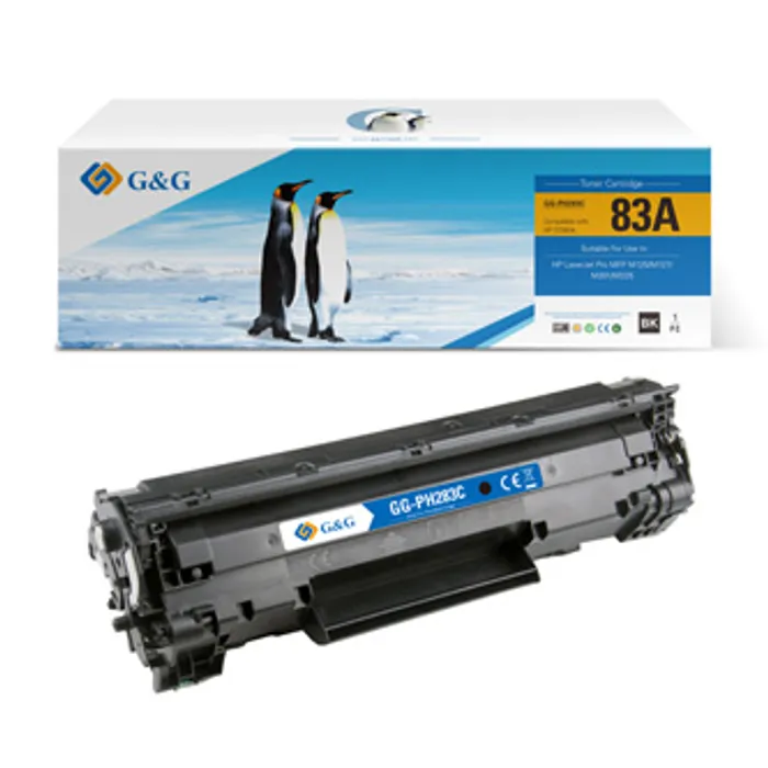 Główne zdjęcie produktu G&G kompatibilní toner s CF283A, black, NT-PH283C, pro HP Laserjet Pro M125/125FW/125A/M1