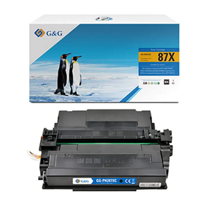 Główne zdjęcie produktu G&G kompatibilní toner s CF287X, black, 18000str., NT-PH287XC, high capacity, pro HP LJ E