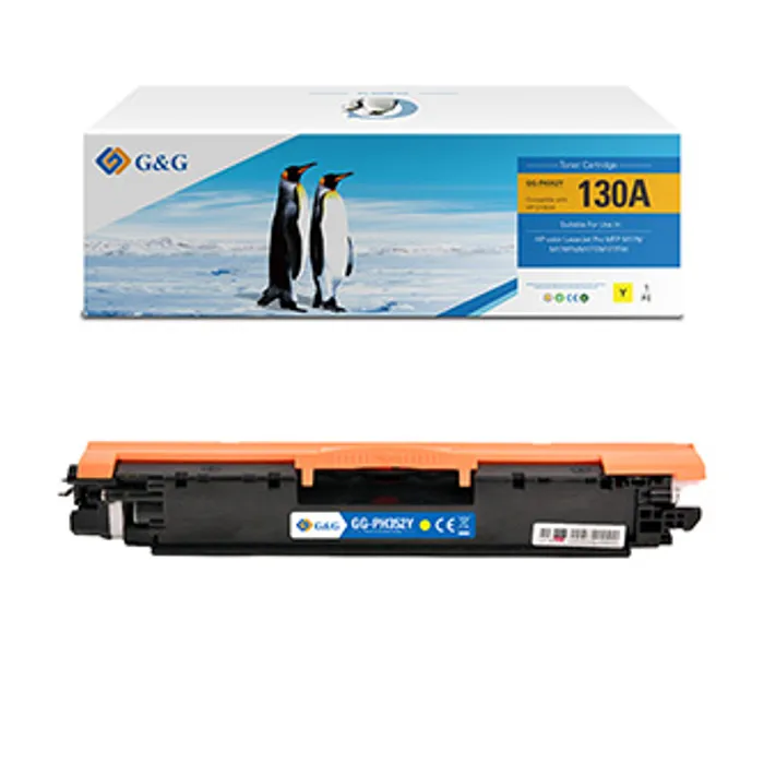 Główne zdjęcie produktu G&G kompatibilní toner s CF352A, yellow, 1000str., NT-PH352Y, HP 130A, pro HP Color Laser