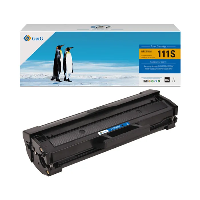 Główne zdjęcie produktu G&G kompatibilní toner s MLT-D111S, black, 1000str., NT-PS2020C, pro Samsung M2020, M2022