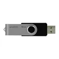 Następne zdjęcie produktu Goodram USB flash disk, USB 2.0, 16GB, UTS2, czarny, UTS2-0160K0R11, USB A, z obrotową osłoną