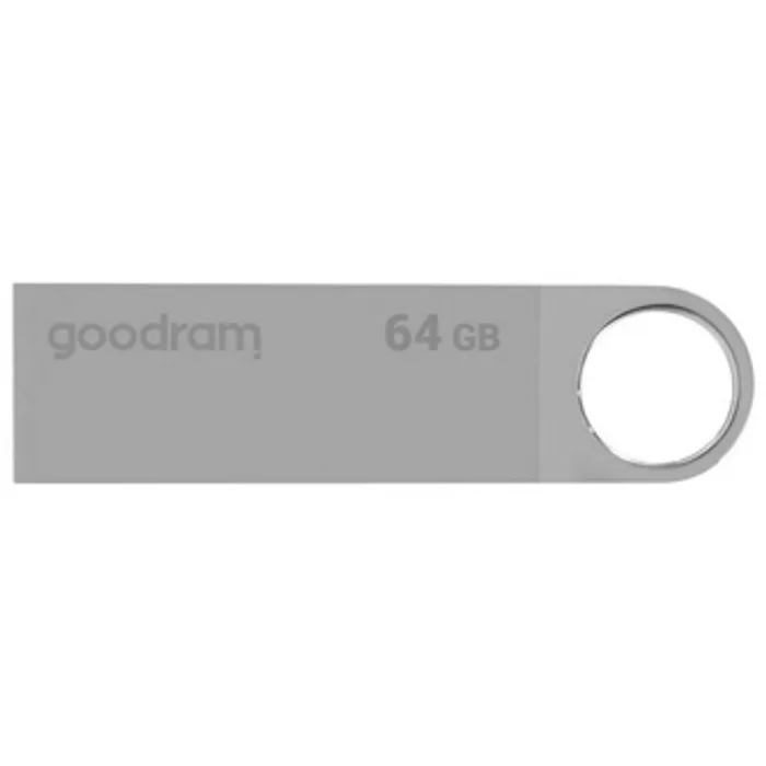 Główne zdjęcie produktu Goodram USB flash disk, USB 2.0, 64GB, UUN2, UUN2, silver, UUN2-0640S0R11