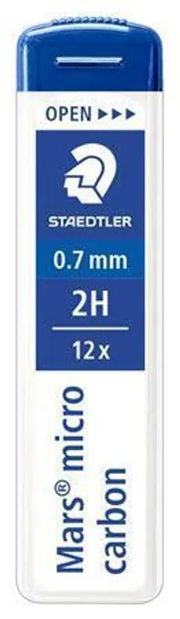 Główne zdjęcie produktu Grafitová tuha do mikrotužky "Mars Micro", 2H, 0,7mm, STAEDTLER