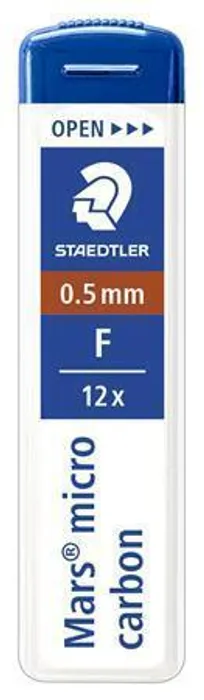 Główne zdjęcie produktu Grafitová tuha do mikrotužky "Mars Micro", F, 0,5mm, STAEDTLER
