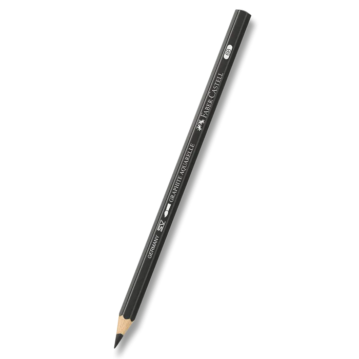 Główne zdjęcie produktu Grafitová tužka Aquarelle 6B Faber Castell (117806)
