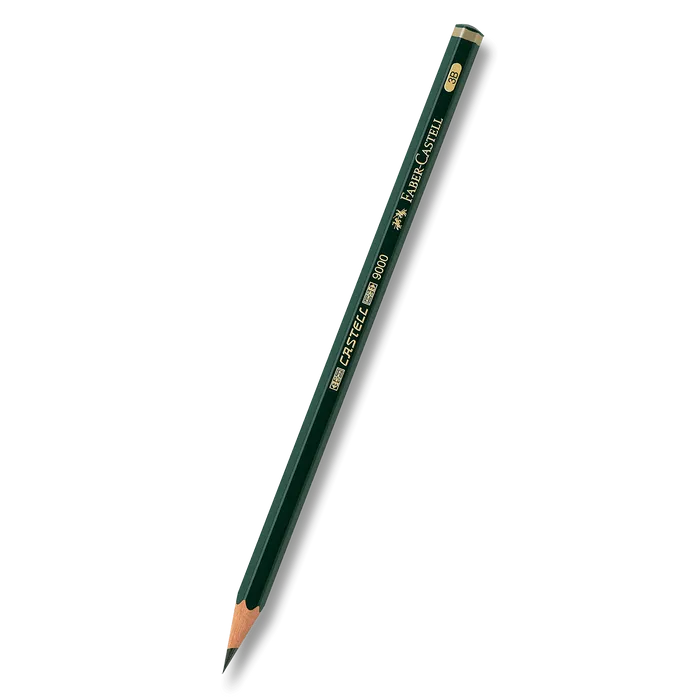 Główne zdjęcie produktu Grafitová tužka Castell 9000 3B Faber Castell (119003)