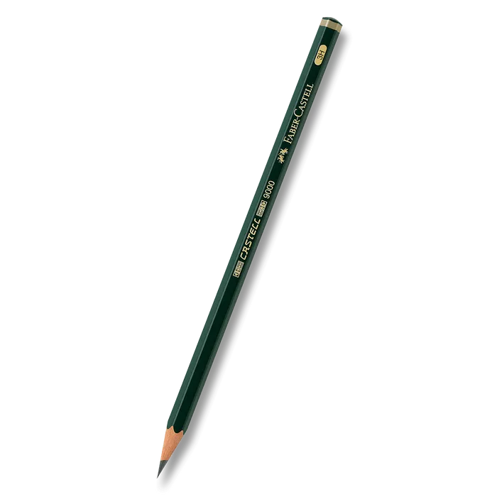 Główne zdjęcie produktu Grafitová tužka Castell 9000 3H Faber Castell (119013)