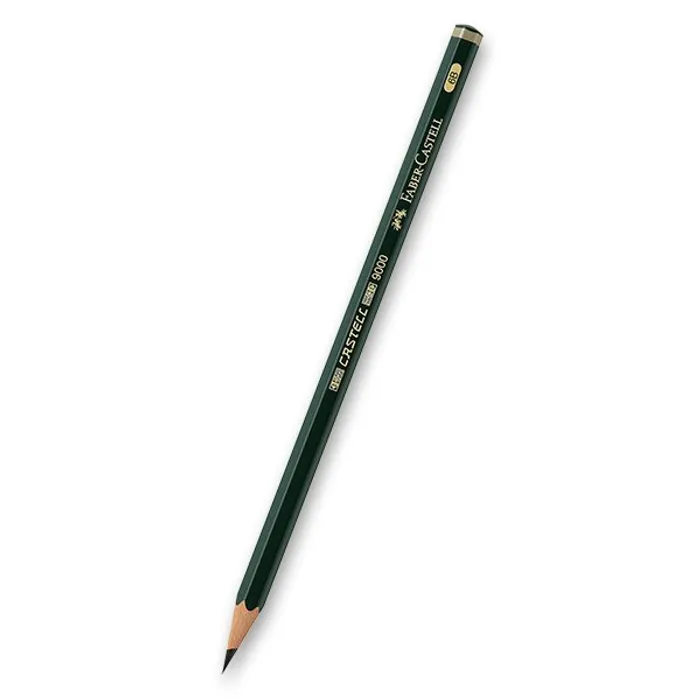 Główne zdjęcie produktu Grafitová tužka Castell 9000, 6B, Faber-Castell 119006