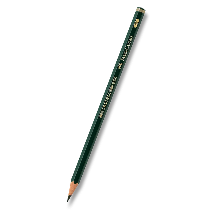 Główne zdjęcie produktu Grafitová tužka Castell 9000 6B Faber Castell (119006)