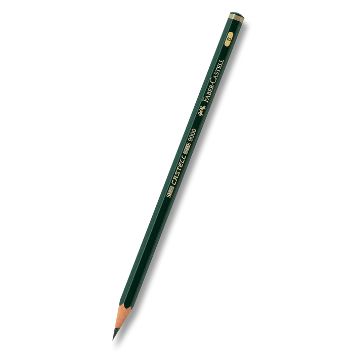 Główne zdjęcie produktu Grafitová tužka Castell 9000 B Faber Castell (119001)