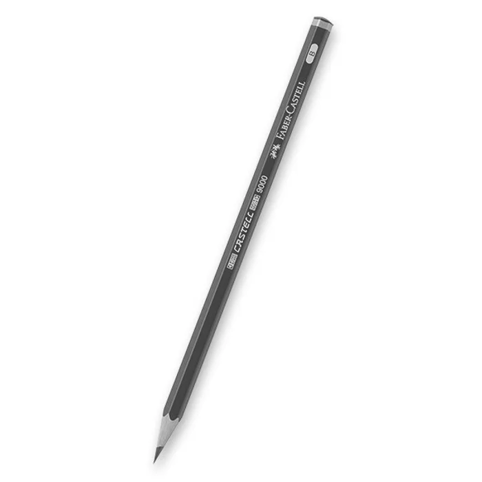 Główne zdjęcie produktu Grafitová tužka Castell 9000, B, Faber-Castell 119001