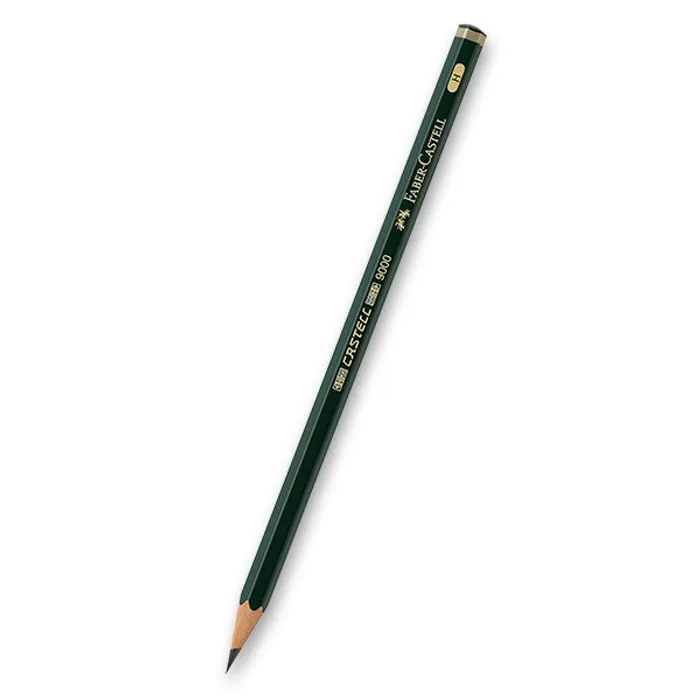 Główne zdjęcie produktu Grafitová tužka Castell 9000, H, Faber-Castell 119011
